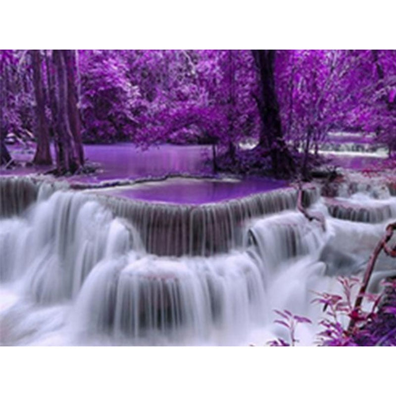 Waterfall Scenery Diamond Painting Kit - DIY