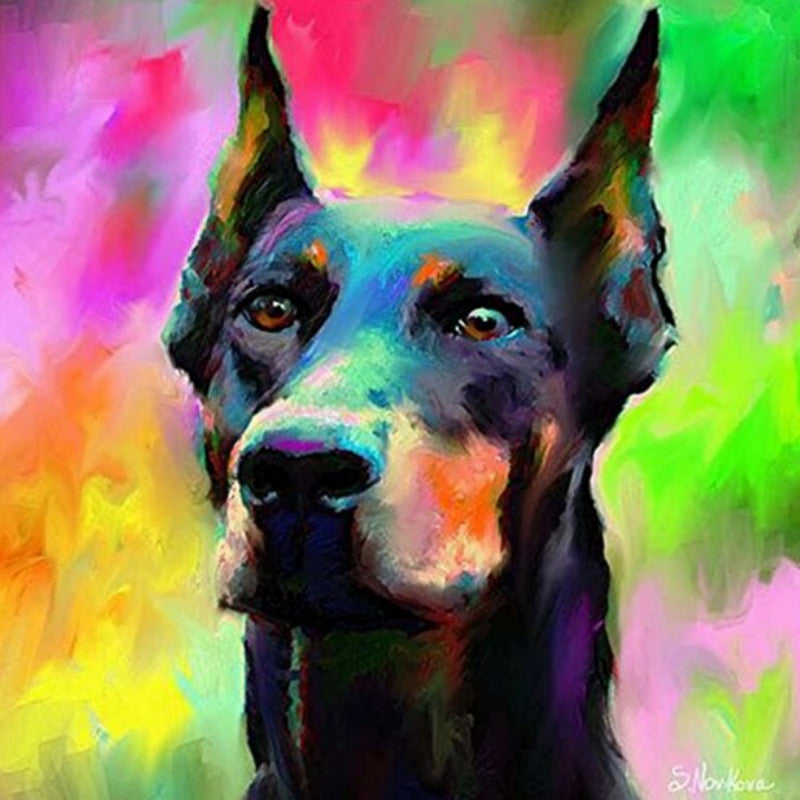  LOMSIOY Diamond Painting Kits Dog for Adults Paint