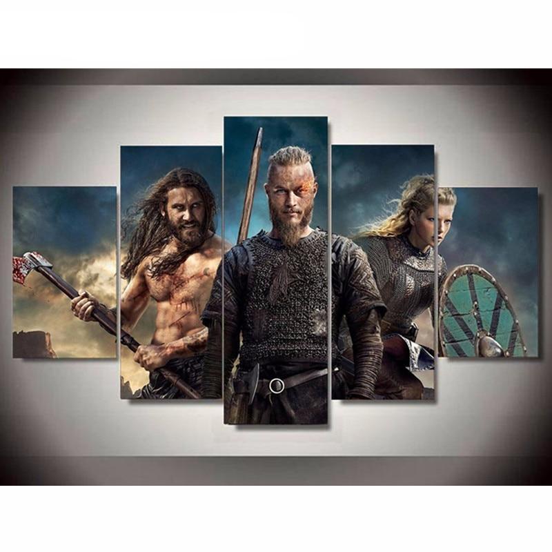 Vikings 3D Diamond Painting Kit - DIY