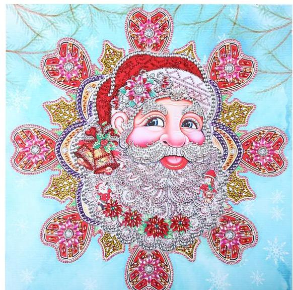 Special Shaped Christmas Santa Claus Diamond Painting Kit - DIY