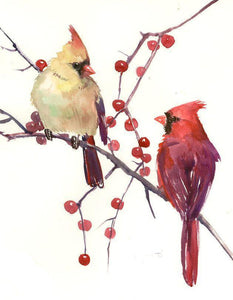 Cardinal Artist Diamond Painting Kit - DIY