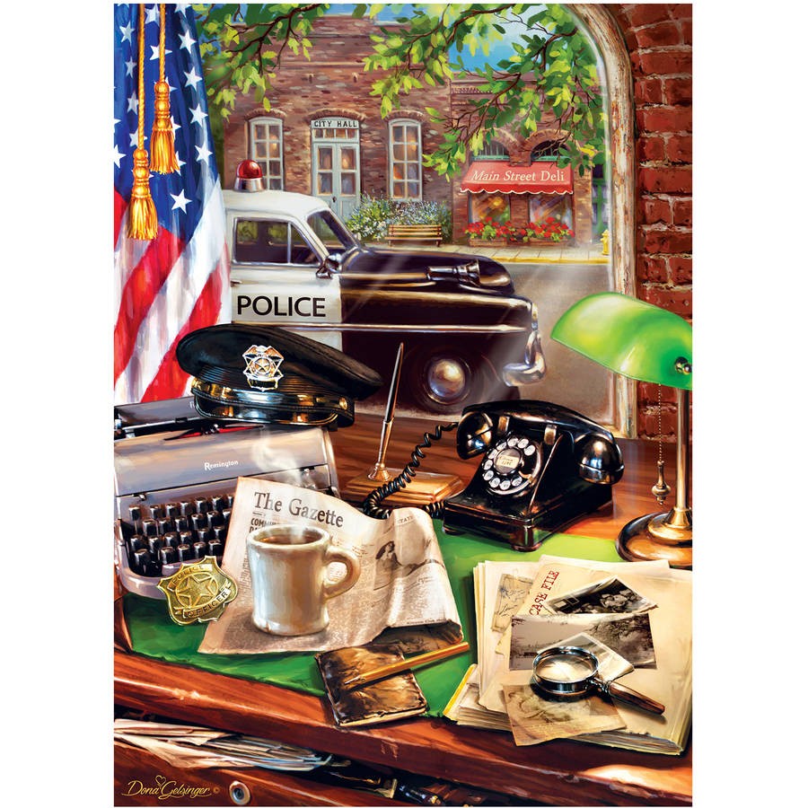 Police Car Diamond Painting Kit - DIY