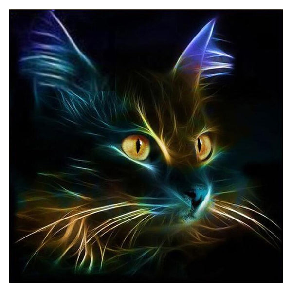 Colorful Cat Diamond Painting Kit - DIY – Diamond Painting Kits