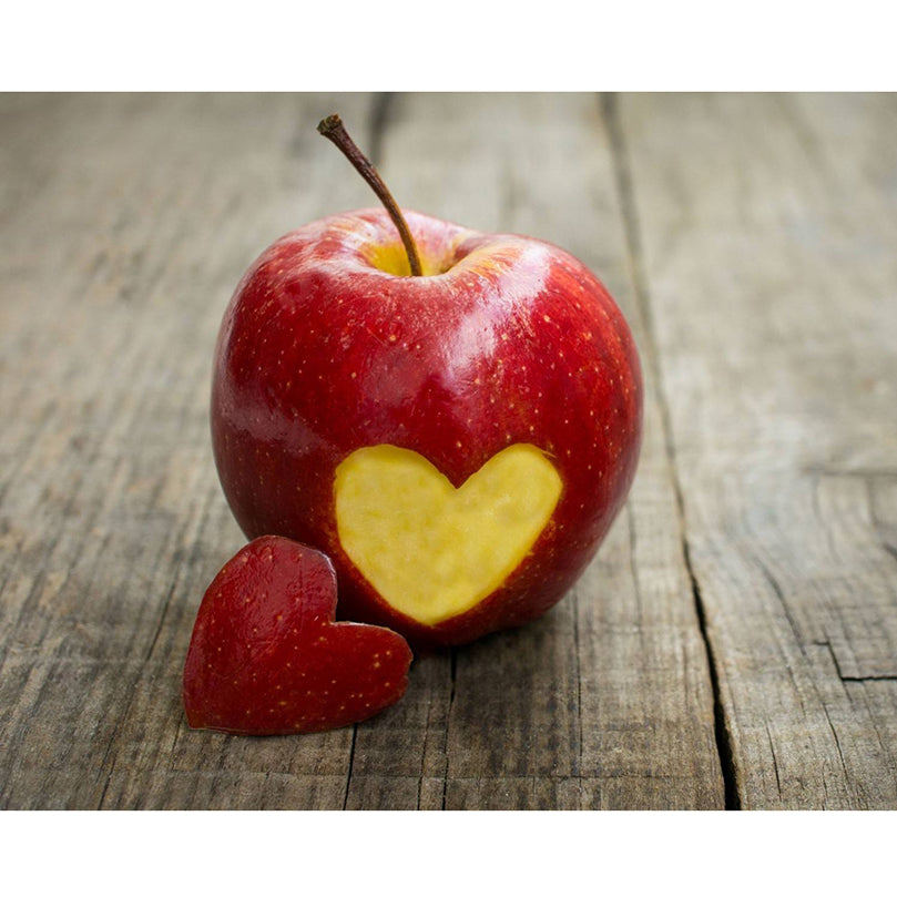 Red Apple Heart Diamond Painting Kit - DIY