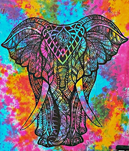 Elephant Abstract Colors Diamond Painting Kit - DIY