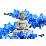 Flowers And Buddha Diamond Painting Kit - DIY