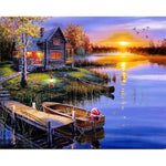 Sunset Landscape Diamond Painting Kit - DIY