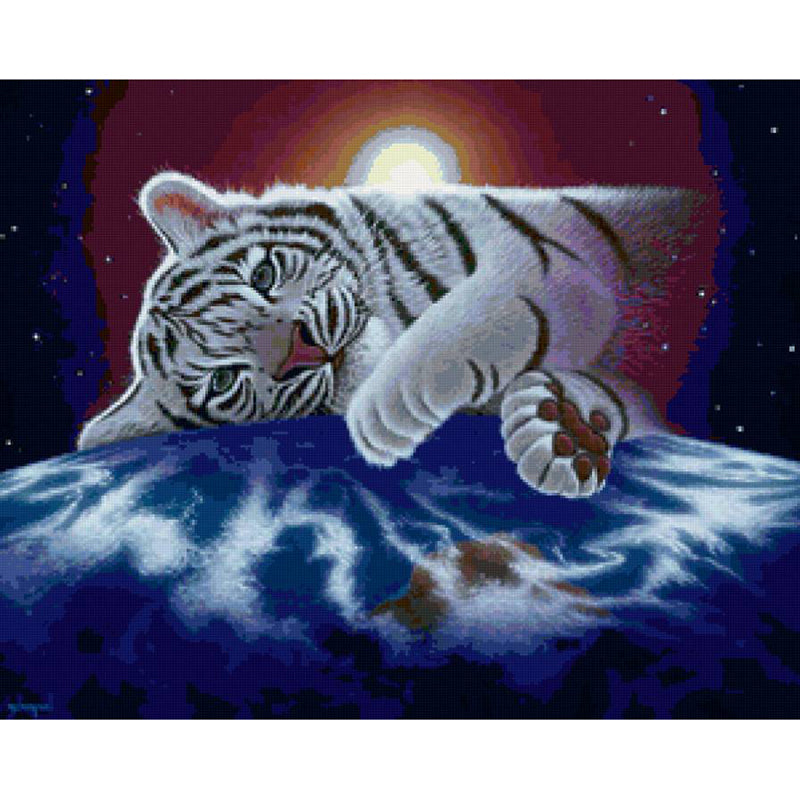 Little Tiger Diamond Painting Kit - DIY