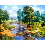 Forest River Diamond Painting Kit - DIY