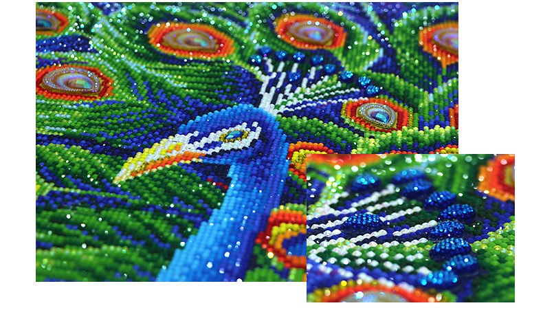 Best Deal for 5D Diamond Painting,Green Peacock DIY Diamond Painting Kits