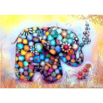 Color Elephant Diamond Painting Kit - DIY