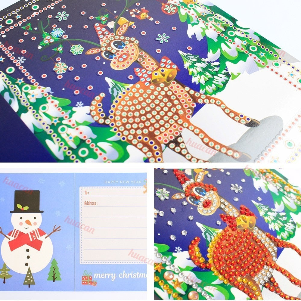 Christmas Cards Pack Diamond Painting Kit - DIY – Diamond Painting Kits