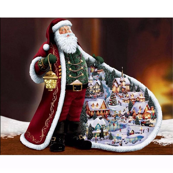 Father Christmas Diamond Painting Kit - DIY – Diamond Painting Kits