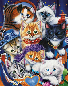 5d Cat Diamond Painting Kit Premium-7