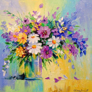 Flower Diamond Painting Kit - DIY Flower-39