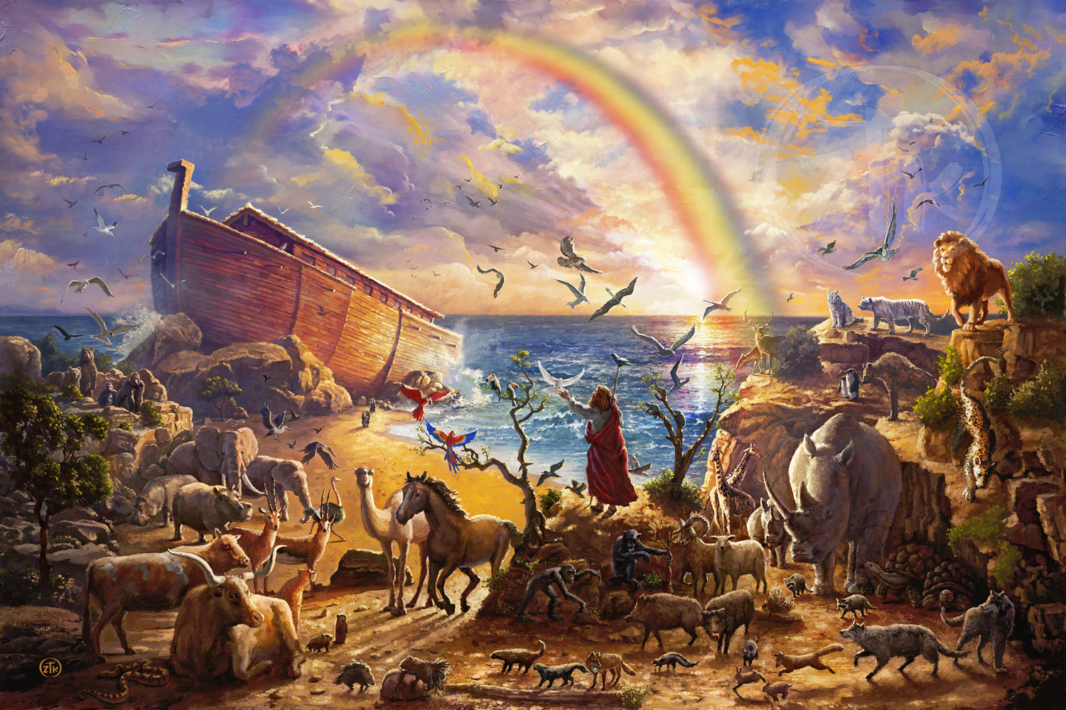 The Noah's Ark Animals Diamond Painting Kit - DIY – Diamond Painting Kits