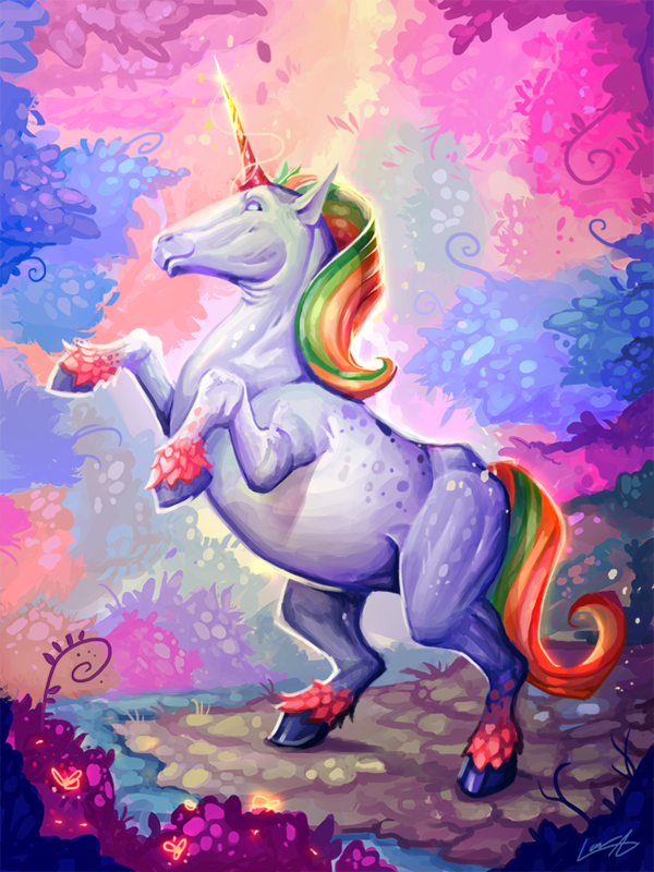 Unicorn and Rainbow Diamond Painting Kit