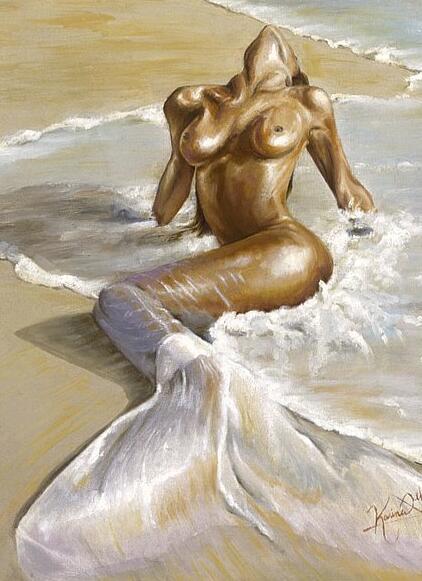Mermaid Of Sand Diamond Painting Kit - DIY