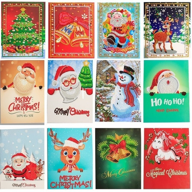 Christmas Cards Pack Diamond Painting Kit - DIY – Diamond Painting