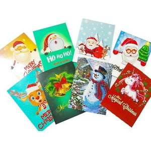Christmas Cards Pack Diamond Painting Kit - DIY