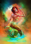 Mermaid Colors Full Diamond Painting Kit - DIY
